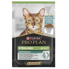 Purina Pro Plan Sterilised 85 г вологий корм із океанічною рибою шматочки в желе для стерилізованих кішок