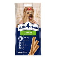 Клуб 4 Лапи Premium М’ясна паличка з індичкою для собак малих порід, 3×12 г