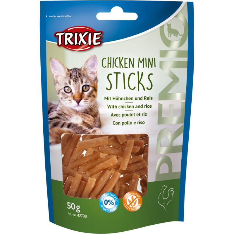 Ласощі Trixie Premio Chicken Mini Sticks для кішок з куркою, 50 г