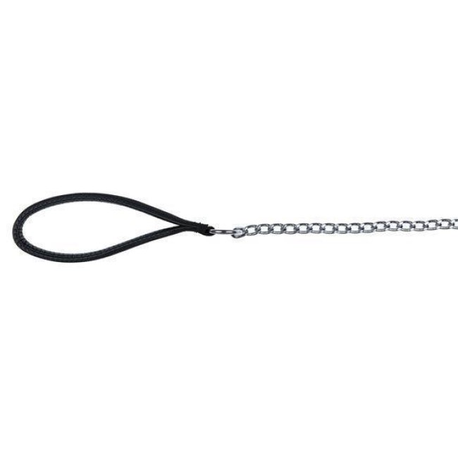 Повідець-ланцюжок Trixie Chain Leash для собак з нейлоновою ручкою 4 мм, 1 м