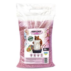 Наповнювач для котячого туалету Top Cat Tofu соєвий з ароматом Туті Фрутті 6 л