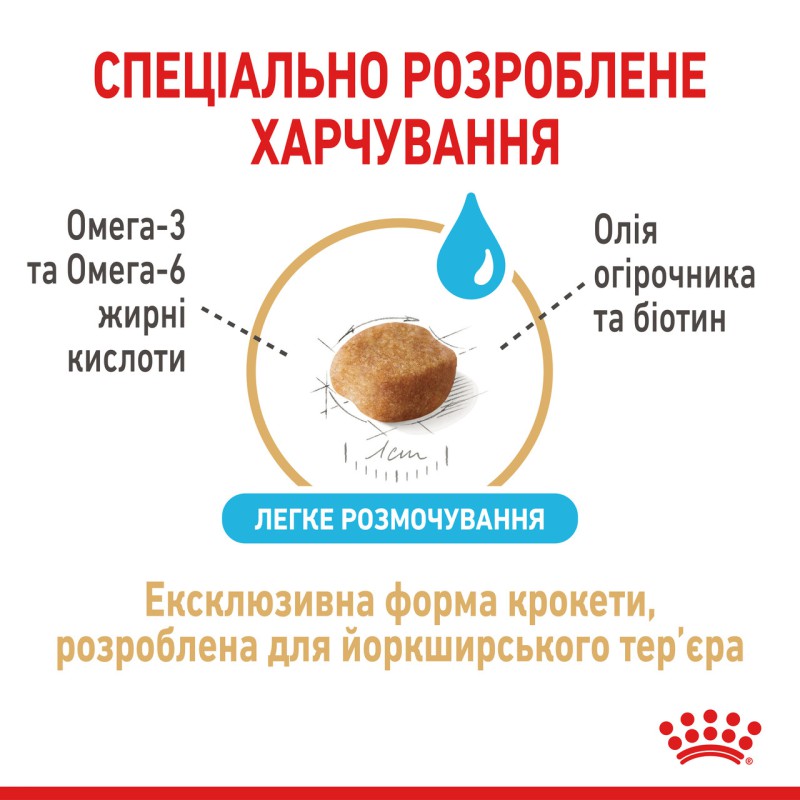 Royal Canin Yorkshire Terrier Ageing 8+ 1.5 кг сухий корм для собак йоркширського тер'єру віком від 8 років