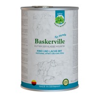 Baskerville Holistic Kalb und Lachs для собак лосось и говядина 400 г