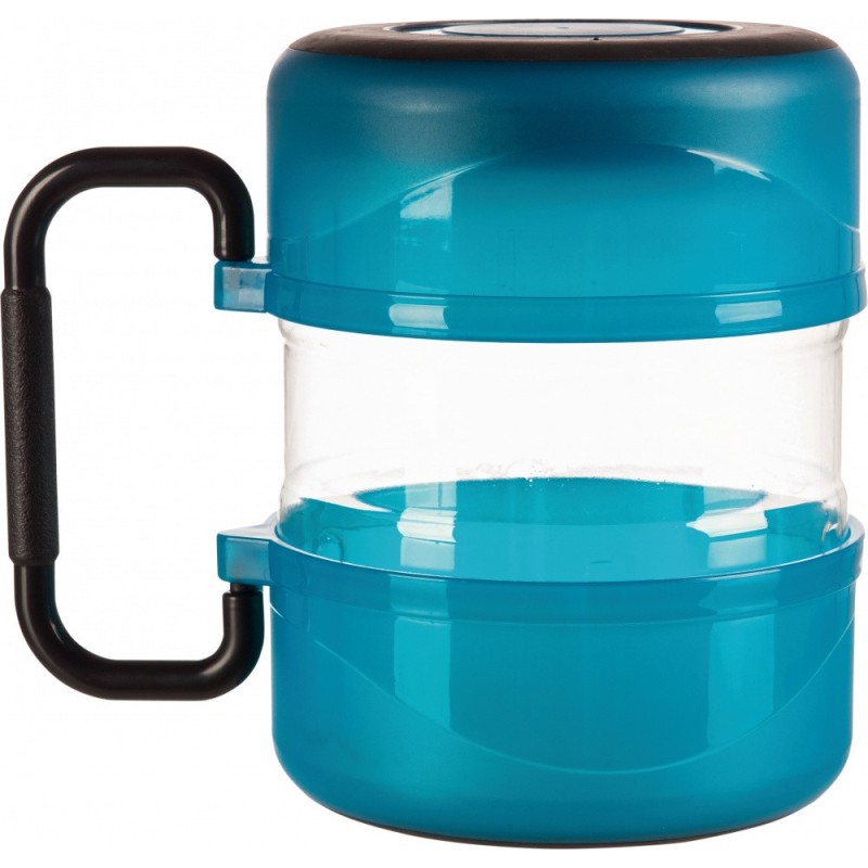 Бокс для корма Trixie Travel Set для собак, с двумя мисками, пластик, 2 л