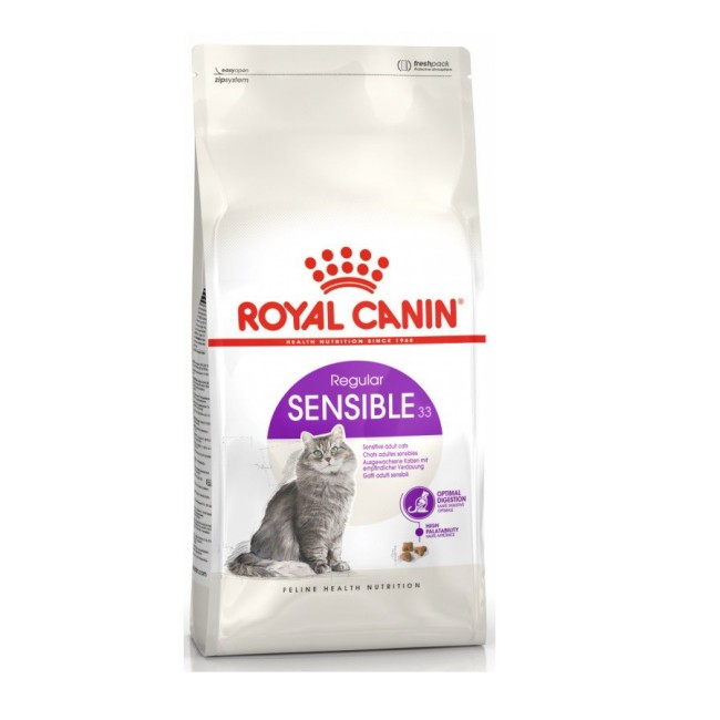 Royal Сanin Sensible 33 2 кг сухой корм для кошек с чувствительным пищеварением