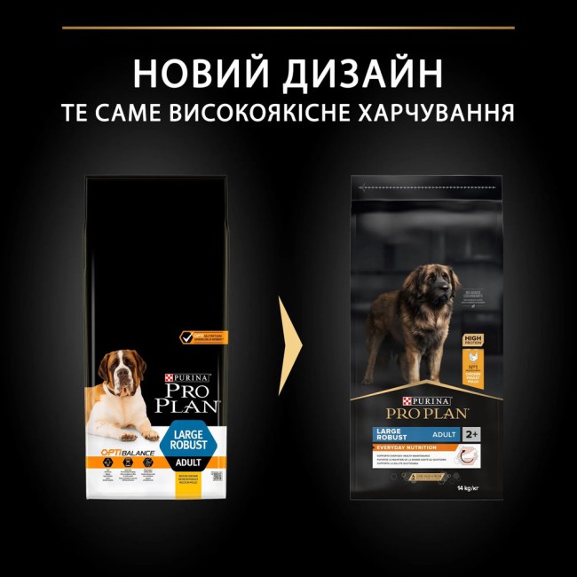 Purina Pro Plan Dog Adult Large Robust Everyday Nutrion 14 кг сухий корм для собак великих порід з куркою