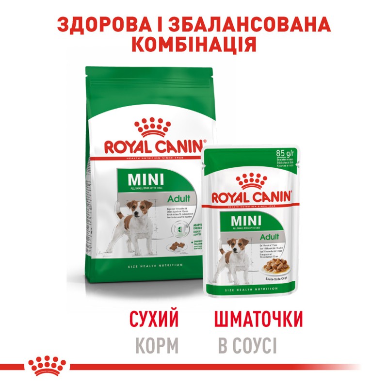 Royal Canin Mini Adult 12х85 г вологий корм для собак дрібних порід