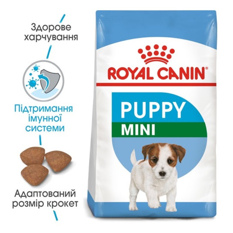 Royal Canin Mini Puppy 800 г сухий корм для цуценят малих порід віком від 2 до 10 місяців