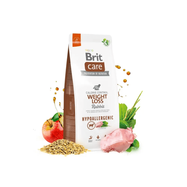 Brit Care Hypoallergenic Weight Loss Rabbit 1 кг сухий корм для собак із кроликом