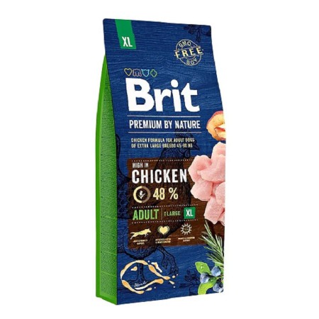 Brit Premium Adult XL 15 кг для собак гігантських порід із куркою