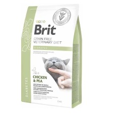Brit Veterinary Diet Cat Diabetes 2 кг сухий корм для котів з цукровим діабетом