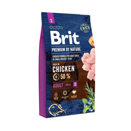 Brit Premium Adult Small S 8 кг сухий корм для собак дрібних порід з куркою