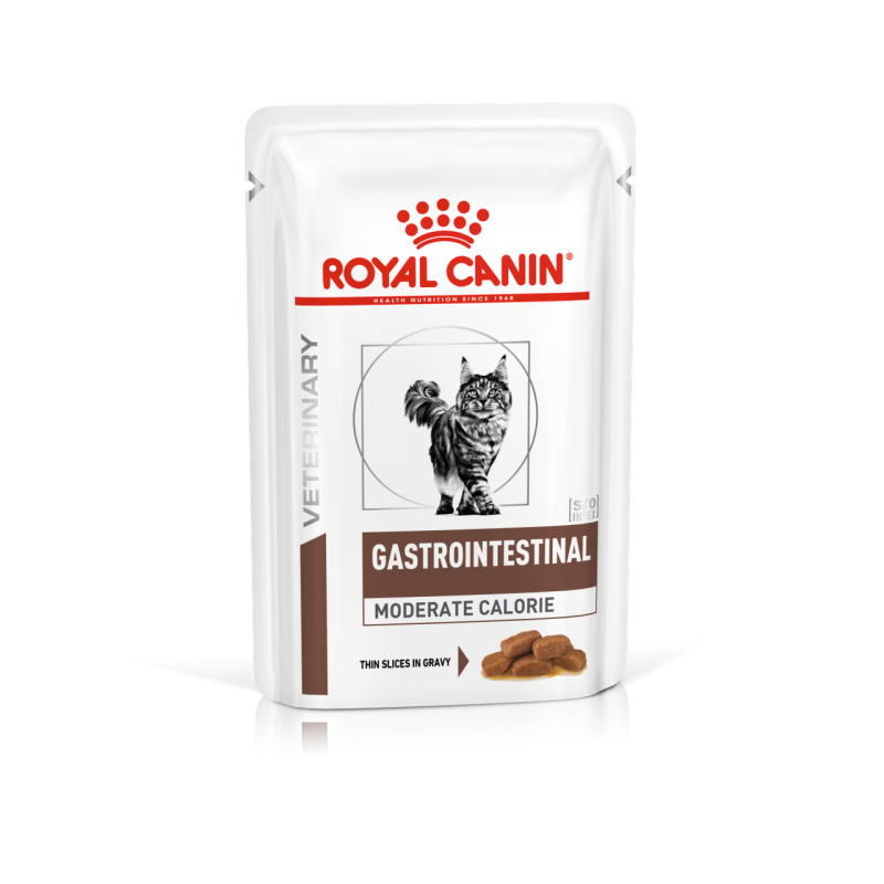 Royal Canin Gastrointestinal Moderate Calorie 12х85 г вологий корм для котів у соусі з порушенням травлення