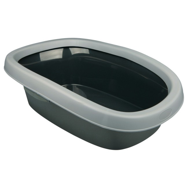 Туалет Trixie Carlo Litter Tray для кішок з рамкою, пластик, 31х43х14 см
