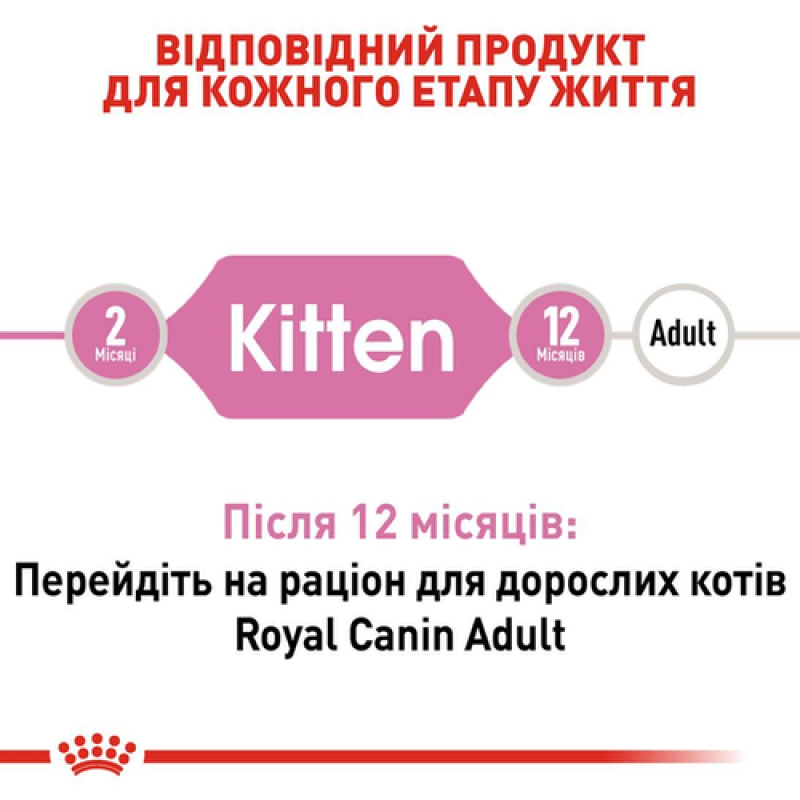Royal Canin Kitten 10 кг сухий корм для кошенят від 2 місяців до 12 місяців