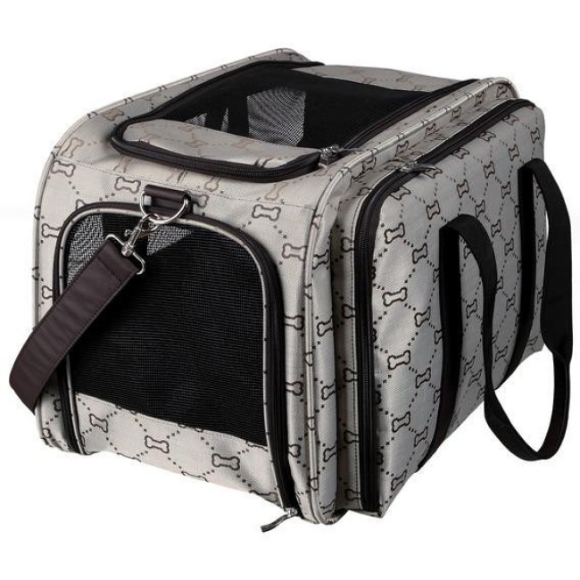 Сумка-переноска Trixie Maxima Carrier 33x32х54 см бежево-коричневая (28903)