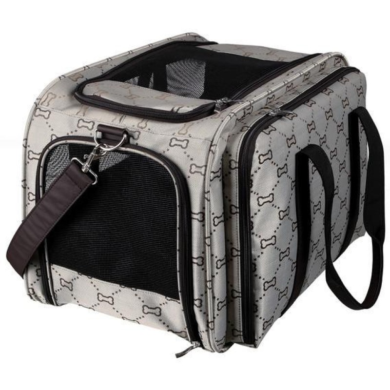 Сумка-переноска Trixie Maxima Carrier 33x32х54 см бежево-коричневая (28903)