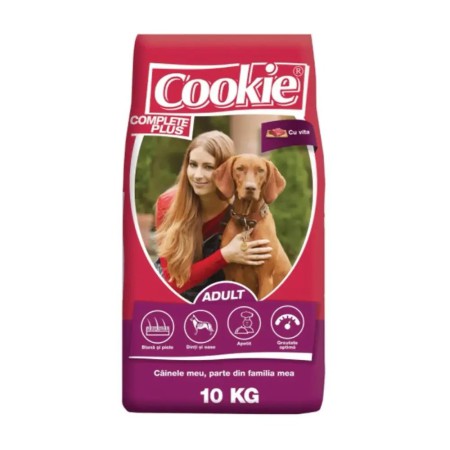 Сухий корм для собак усіх порід Cookie with Beef з яловичиною 10 кг