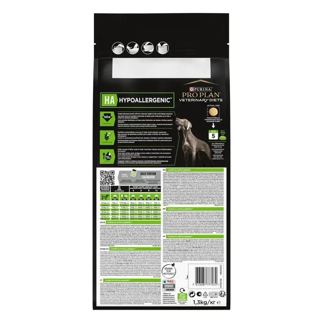 Purina Veterinary Diets HA Hypoallergenic Canine 1.3 кг сухий корм для собак при харчовій алергії
