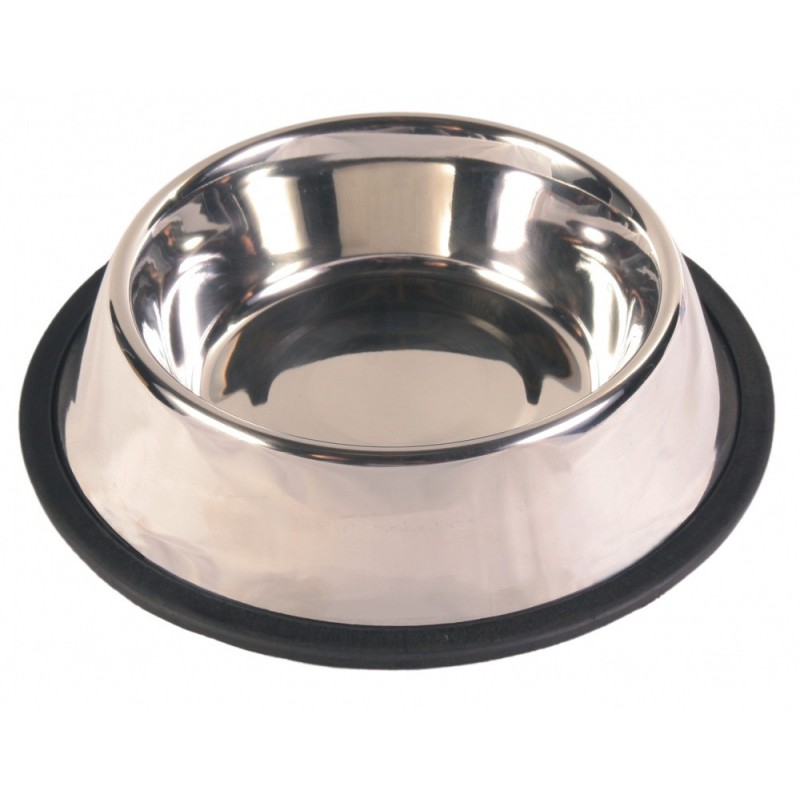 Миска Trixie Stainless Steel Bowl для собак, нержавіюча сталь, 2.8 л (24855)
