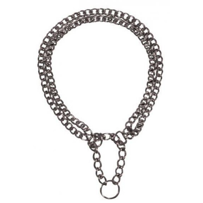 Нашийник Trixie Semi-Choke Chain для собак дворядний хромований 2 мм, 40 см