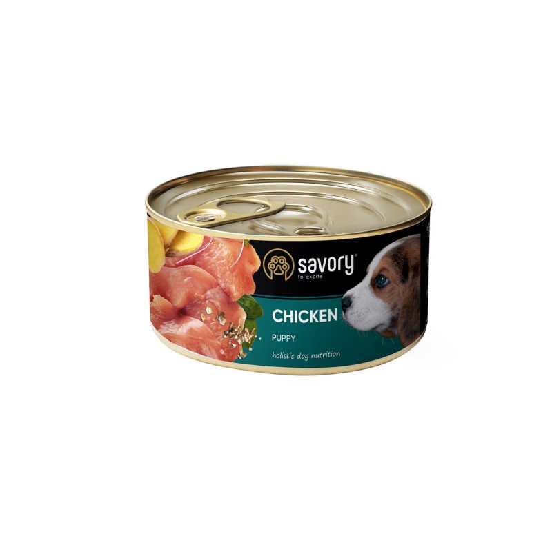 Savory Dog All breeds Puppy Chicken для щенків з курицею 200 г