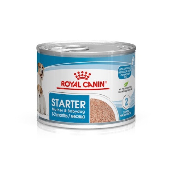 Royal Canin Starter Мother & Вabydog Mousse 195 г вологий корм для цуценят до 2 місяців