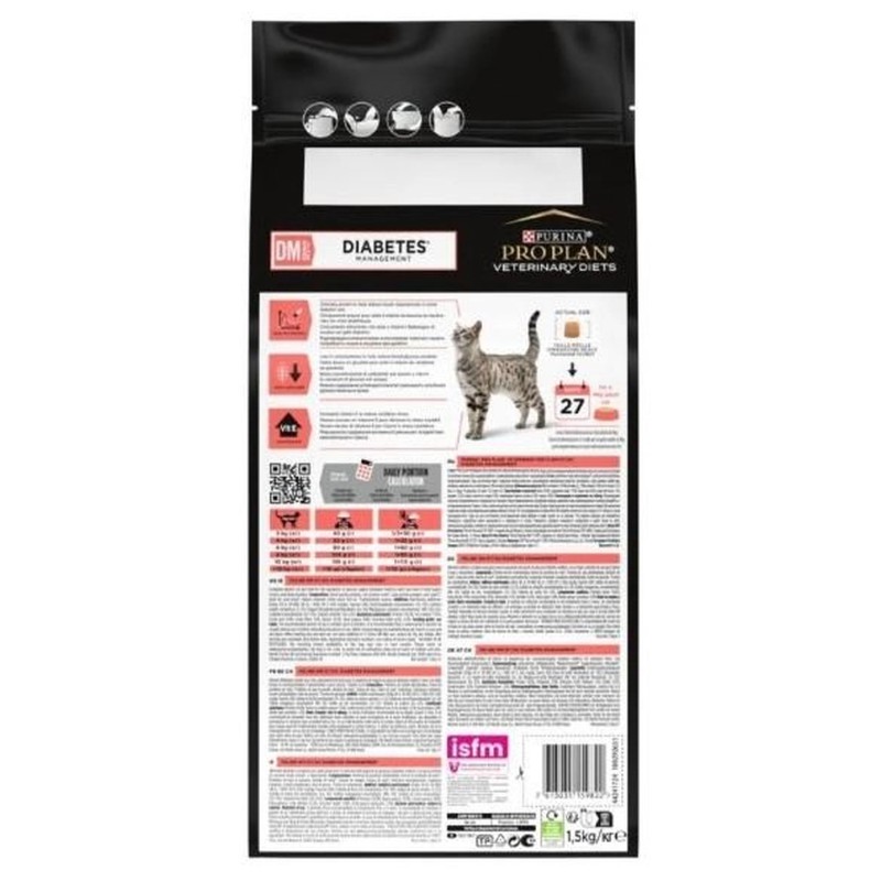 Purina Veterinary Diabetes Management Feline 1.5 кг сухий корм для котів при цукровому діабеті