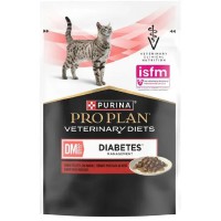Purina Pro Plan Veterinary Diets DM St/Ox Diabetes Managment 10х80 г вологий корм для котів при діабеті в соусі з яловичиною