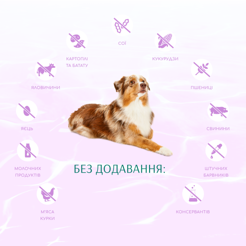 Optimeal Dog Beauty Harmony 1.5 кг сухий корм для собак заспокійливий ефект із морепродуктів