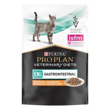Purina Veterinary Diets EN Gastrointestinal Feline 80 г вологий корм у підливі з куркою для кішок при порушенні травлення