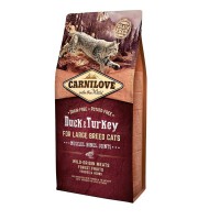 Carnilove Duck Turkey Large Breed 2 кг сухой корм для кошек крупных пород с уткой и индейкой