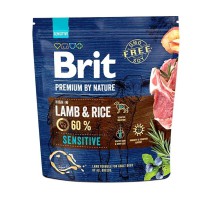 Brit Premium Sensitive Lamb 1 кг сухой корм для собак с чувствительным пищеварением с ягненком
