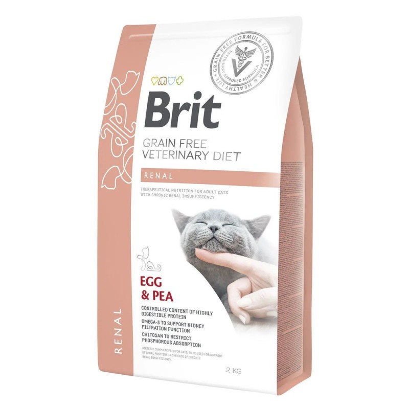Brit Veterinary Diet Cat Renal 2 кг сухий корм для кішок з нирковою недостатністю