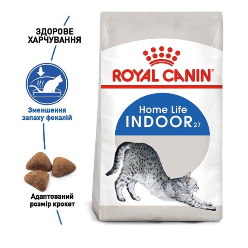 Royal Canin Indoor -27 4 кг сухий корм для домашніх котів