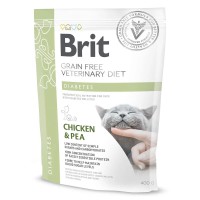 Brit Veterinary Diet Cat Diabetes 400 г сухий корм для котів з цукровим діабетом