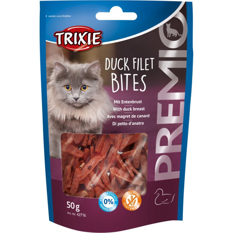 Ласощі Trixie Premio Duck Filet Bites для кішок з качкою 50 г