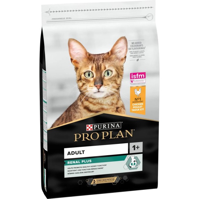 Purina Pro Plan Cat Adult Renal Plus Chicken 10 кг сухий корм для кішок з куркою