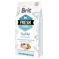 Brit Fresh Fish Pumpkin Adult Large 2.5 кг сухий корм для собак великих порід з рибою та гарбузом
