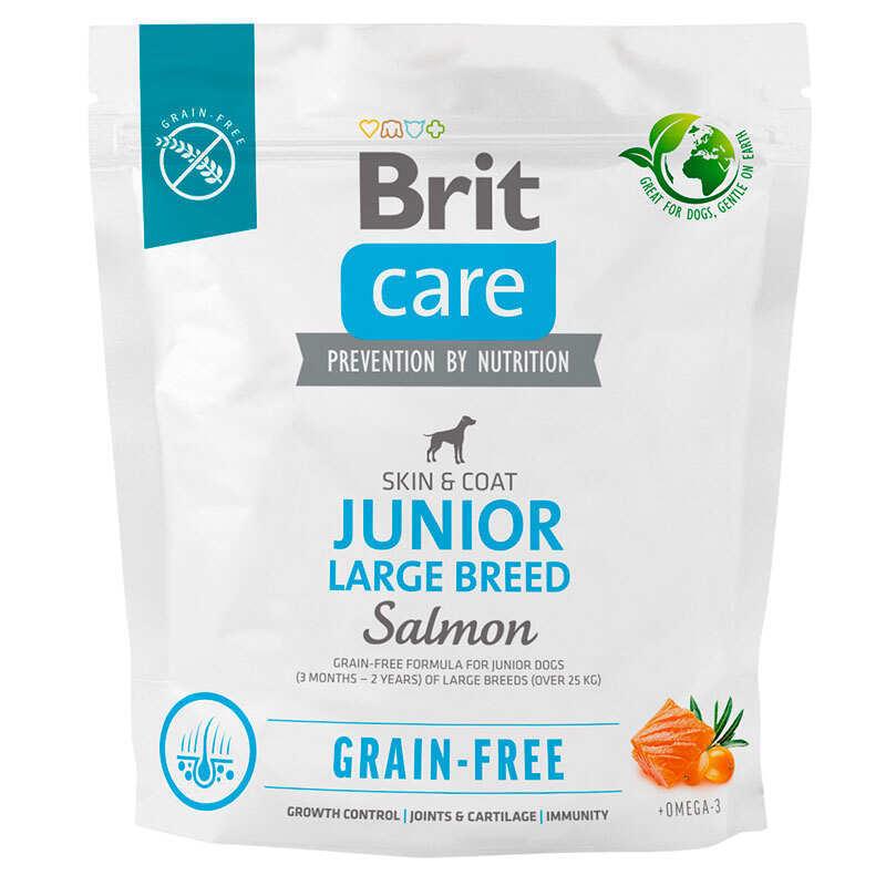 Brit Care GF Junior Large Breed Salmon та Potato 12 кг сухий корм для цуценят з лососем