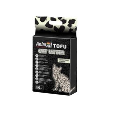 Наполнитель соевый AnimАll Тофу для кошачьего туалета стандарт 6 л/2.6 кг