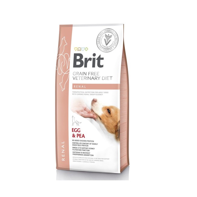 Brit Veterinary Diet Renal Dog 2 кг сухий корм для собак з нирковою недостатністю