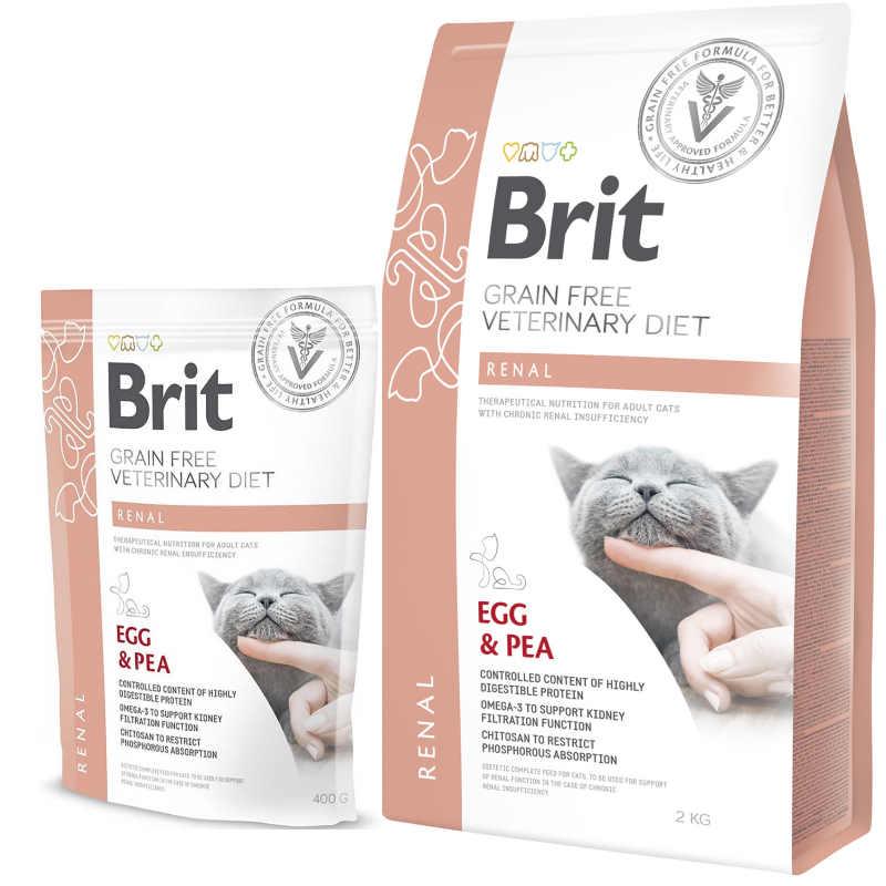 Brit Veterinary Diet Cat Renal 400 г сухий корм для кішок з нирковою недостатністю