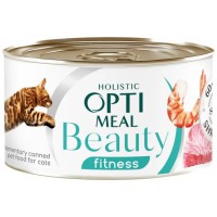 Optimeal Beauty Fitness с полосатым тунцом и креветками в соусе 70г