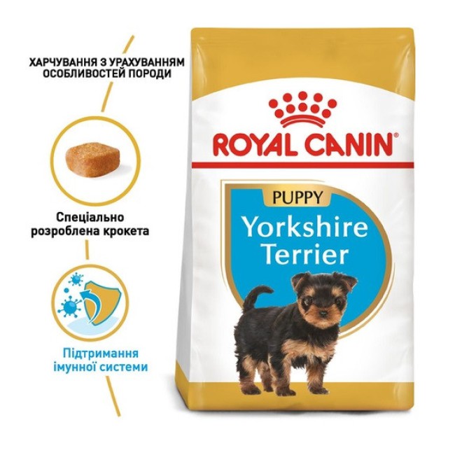 Royal Canin Yorkshire Terrier Puppy 1.5 кг сухой корм для щенков йоркширского терьера