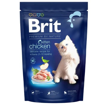 Brit Premium Kitten Chicken 1.5 кг сухий корм для кошенят з куркою