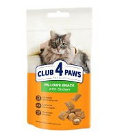Клуб 4 Лапи Premium Подушечки зі смаком курки для котів 60 г
