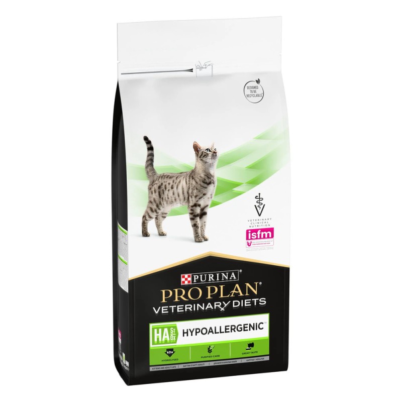 Purina Veterinary Diets HA Hypoallergenic Feline 1.3 кг сухий корм для котів із харчовою алергією