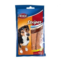 Ласощі для собак Trixie Stripes Light, з м'ясом домашньої птиці, 100 г (3156)