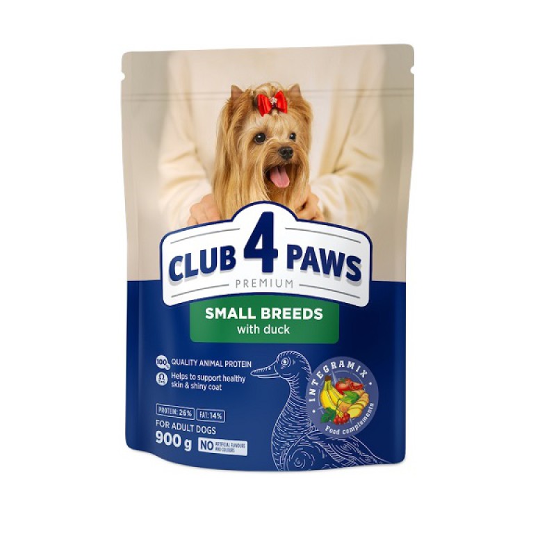 Клуб 4 Лапи Premium Medium Duck 900 г сухий корм для собак середніх порід з качкою